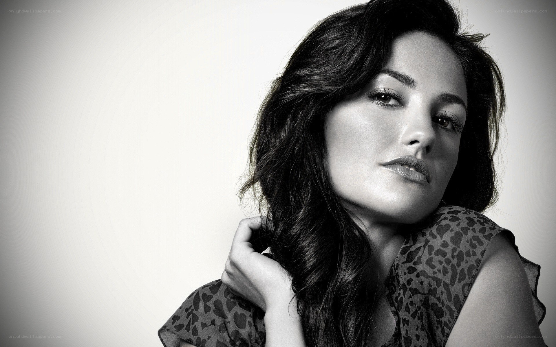 woman with long dark hair