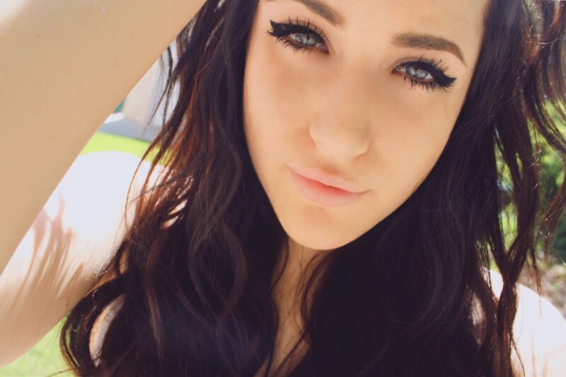 woman with long dark hair
