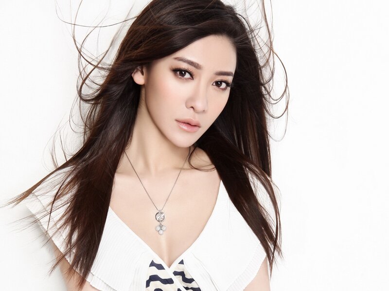 woman with long dark hair