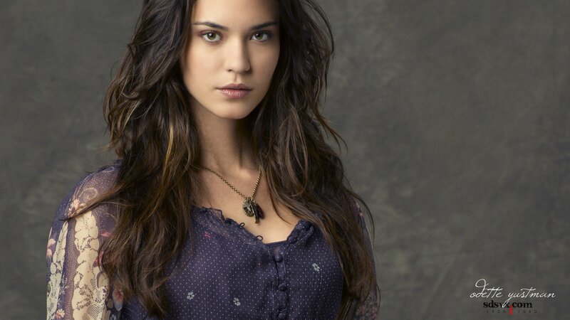 woman with long dark hair