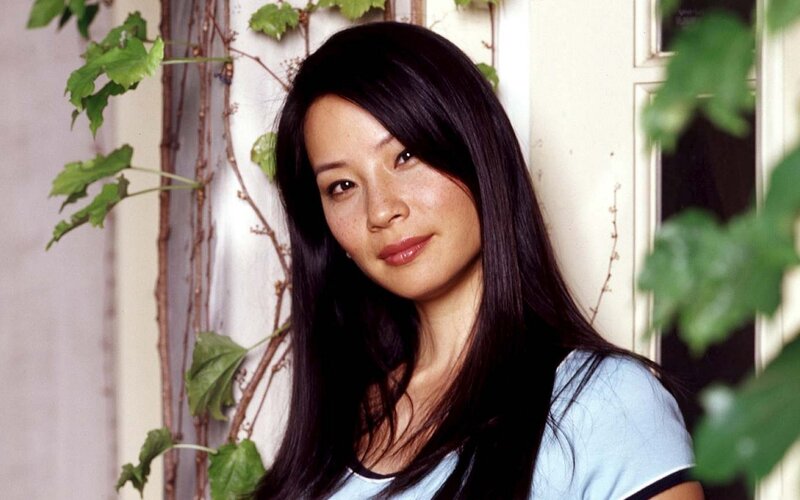 woman with long dark hair