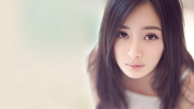 woman with long dark hair