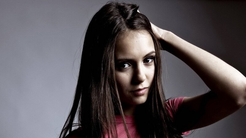 woman with long dark hair