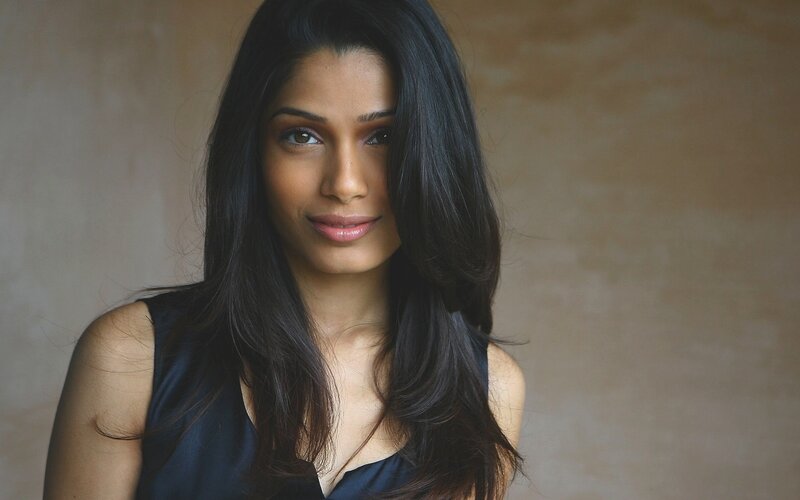 woman with long dark hair