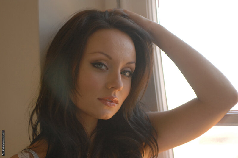 woman with long dark hair