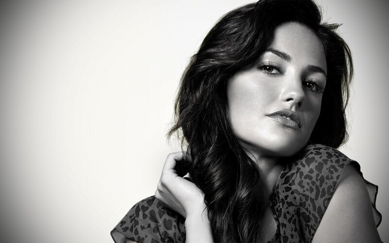 woman with long dark hair