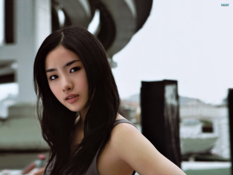 woman with long dark hair