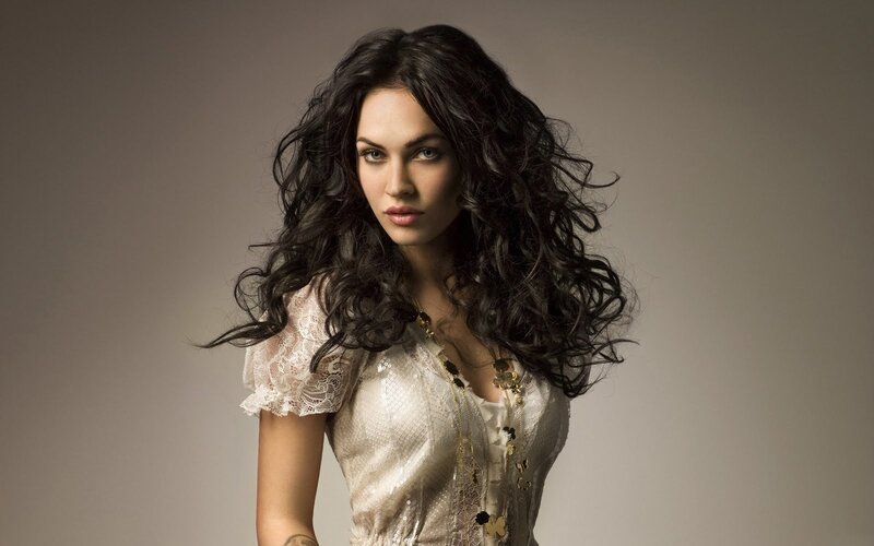 woman with long dark hair