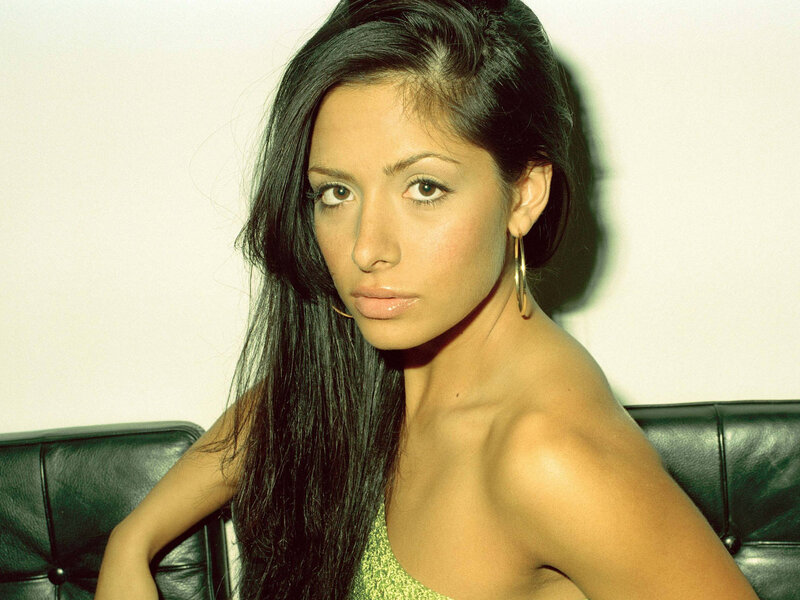 woman with long dark hair