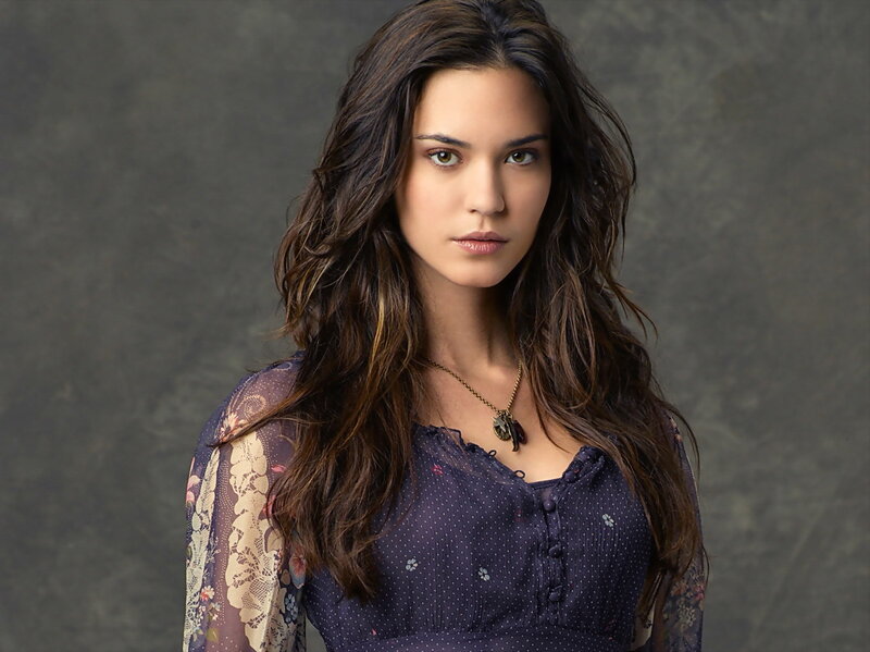 woman with long dark hair