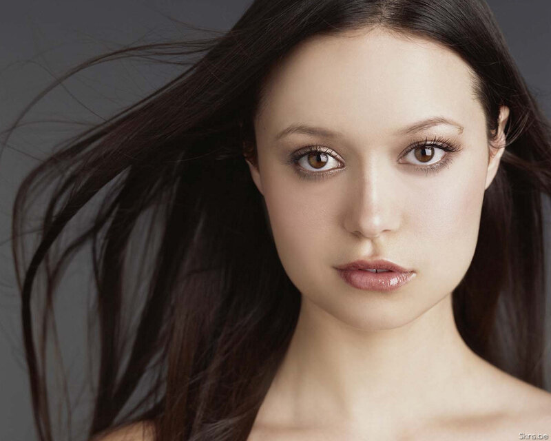 woman with long dark hair