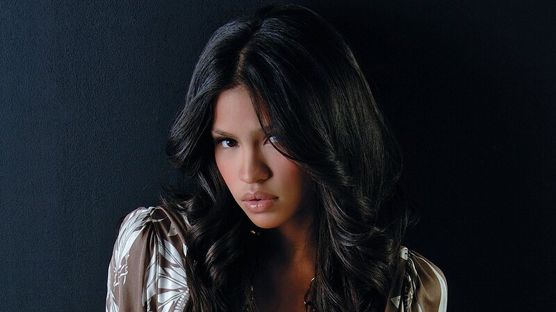 Woman with Long Dark Hair — Black, Dramatic, Photograph, Dark Background
