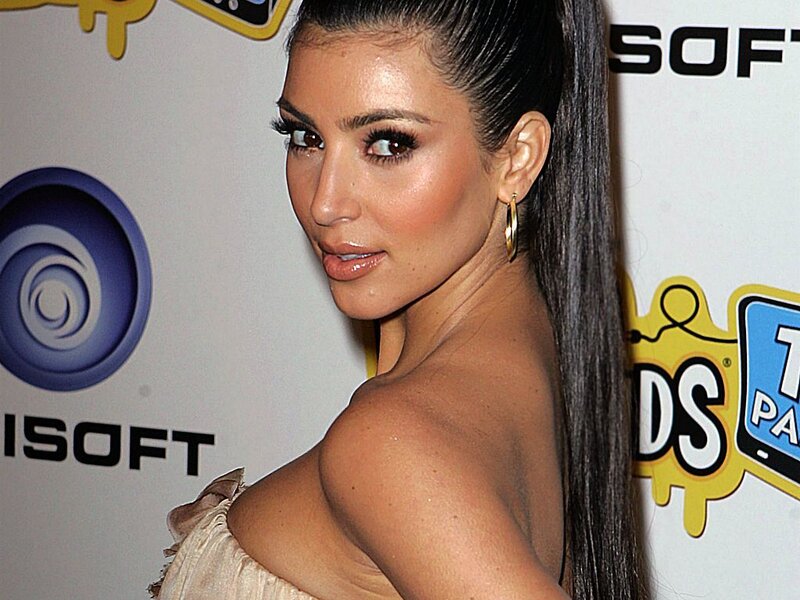 Woman with Long Dark Hair — Black, Formal, Photograph, Gold Hoop Earring