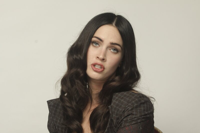 Woman with Long Dark Hair — Black, Neutral, Photograph, Blazer