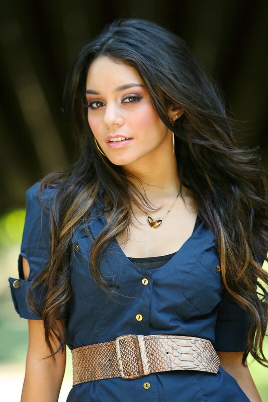 Woman with Long Dark Hair — Blue, Natural, Afternoon