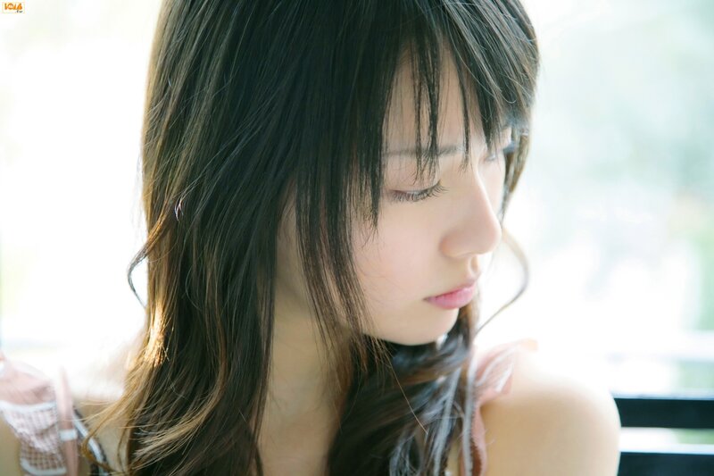 Woman with Long Dark Hair — Brown, Calm, Afternoon, Photograph, Shoulder