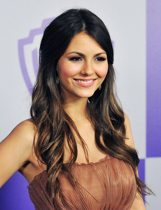 Woman with Long Dark Hair — Brown, Happy, Photograph, Dress