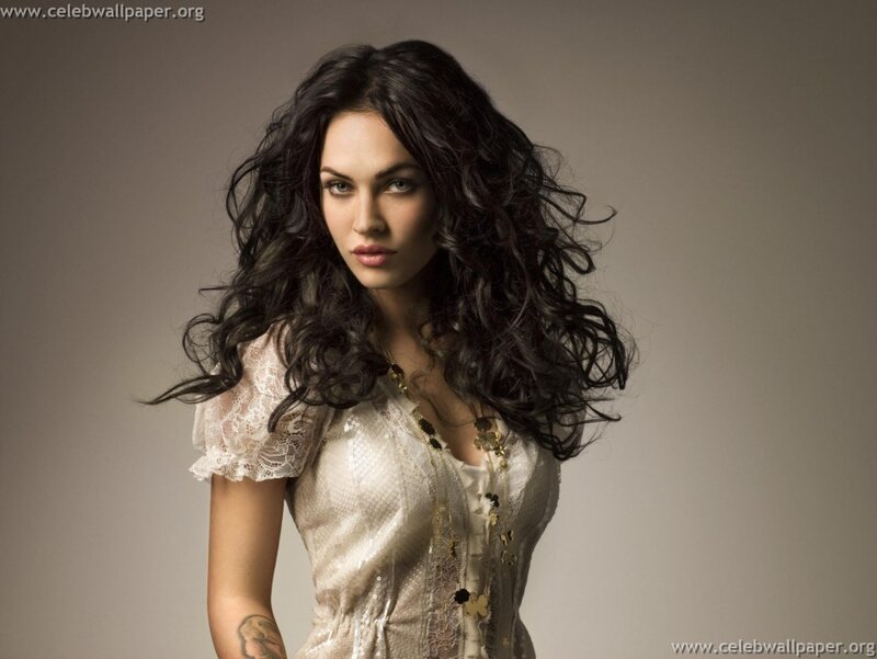 Woman with Long Dark Hair — White