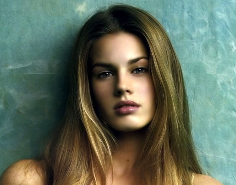 woman with long hair