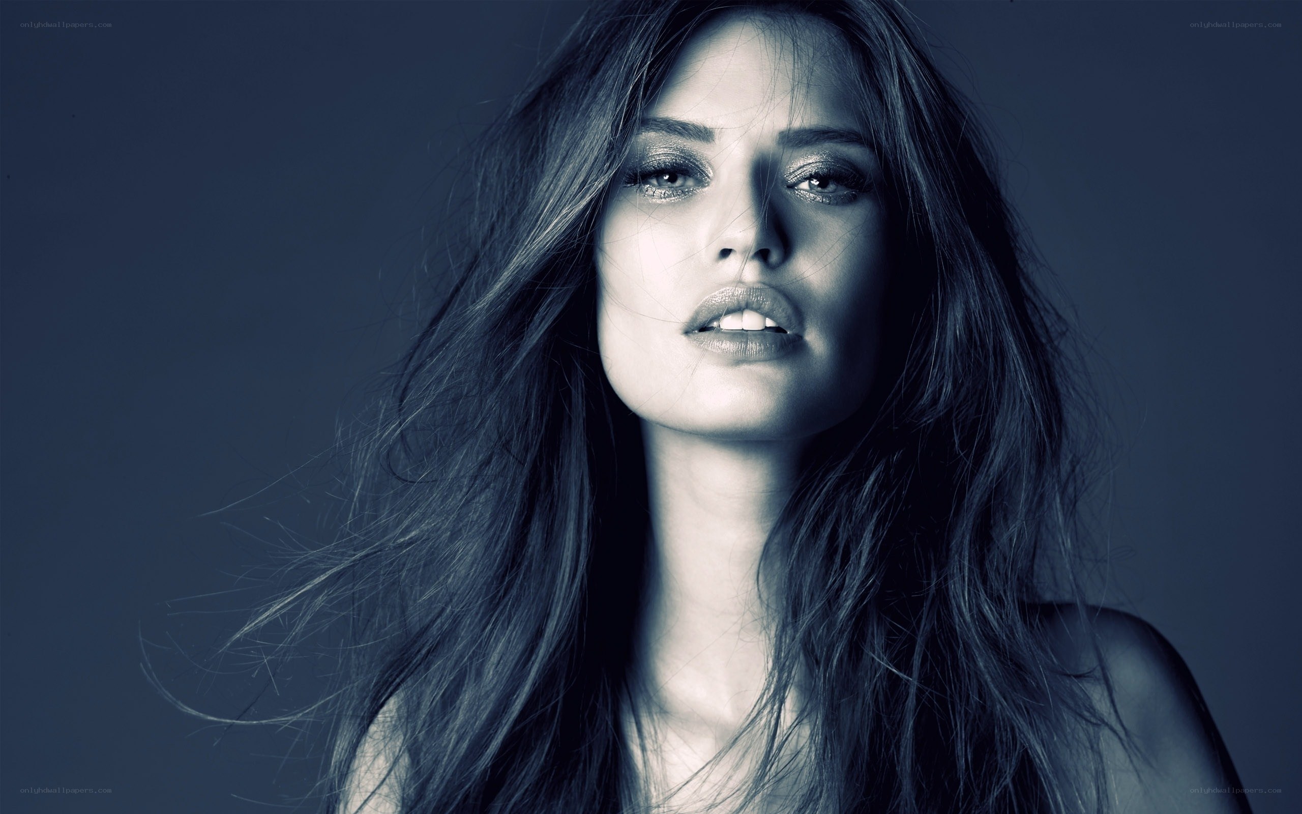 woman with long hair