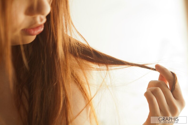 woman with long hair