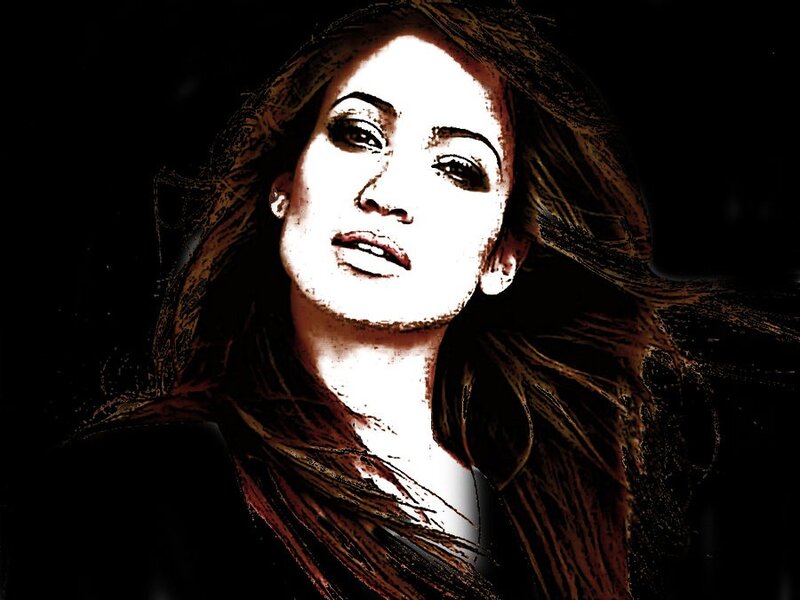 woman with long hair
