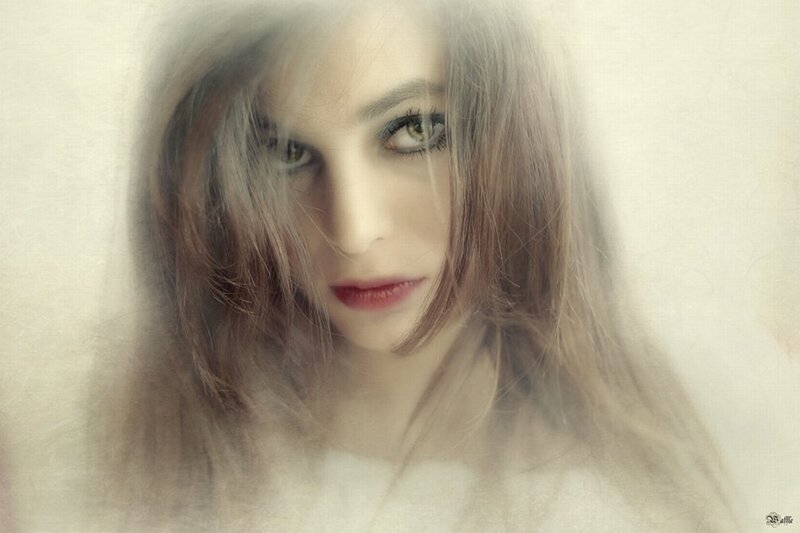 woman with long hair