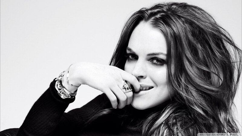 Woman with Long Hair — Black, Confident, Photograph, Hand