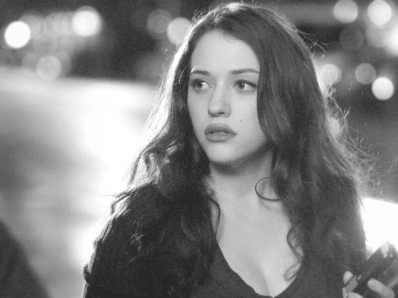 Woman with Long Hair — Black, Dramatic, Night, Photograph, Phone