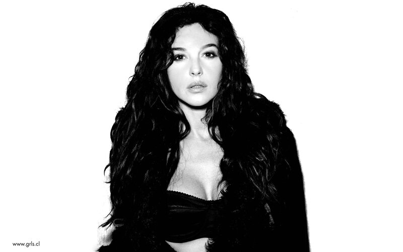 Woman with Long Hair — Black, Dramatic, Photograph, Bra, Coat