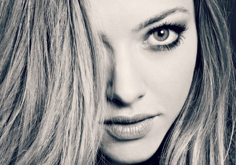 Woman with Long Hair — Black, Dramatic, Photograph, Eye, Lip