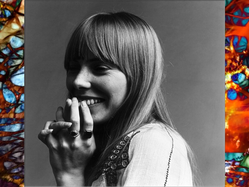 Woman with Long Hair — Black, Joyful, Photograph