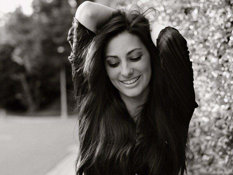 Woman with Long Hair — Black, Relaxed, Afternoon
