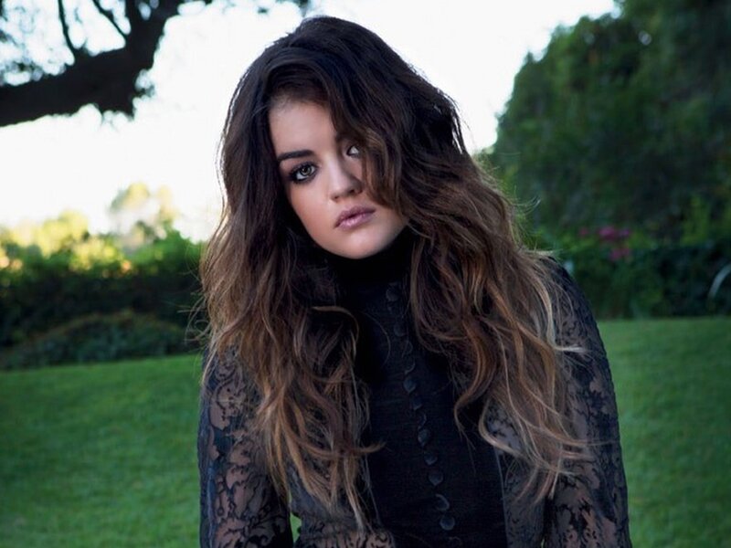Woman with Long Hair — Black, Serious, Afternoon