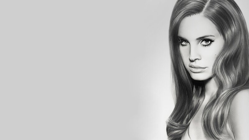 Woman with Long Hair — Black, Serious, Illustration, Eyes