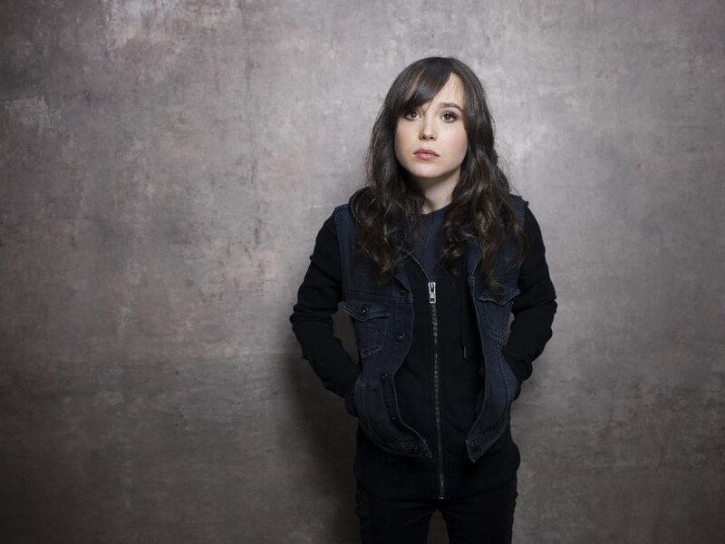 Woman with Long Hair — Black, Serious, Photograph, Jacket