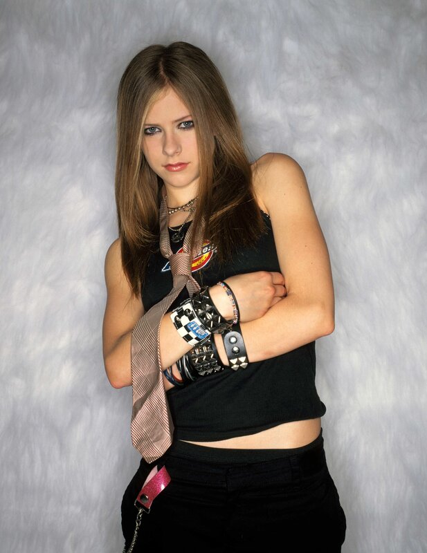 Woman with Long Hair — Black, Serious, Photograph, Tie