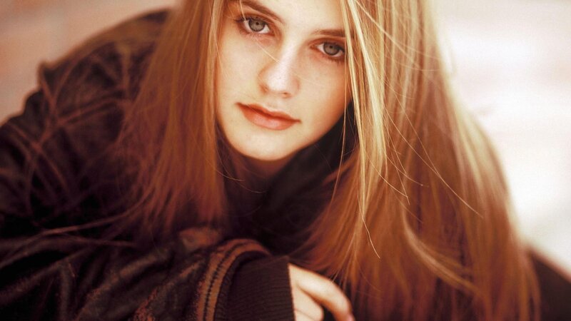Woman with Long Hair — Brown, Calm, Photograph, Jacket