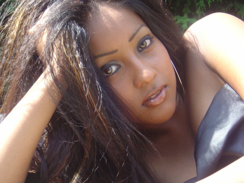 Woman with Long Hair — Brown, Natural, Afternoon