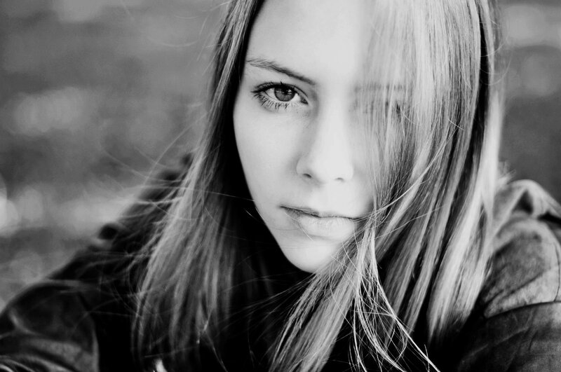 Woman with Long Hair — Coat
