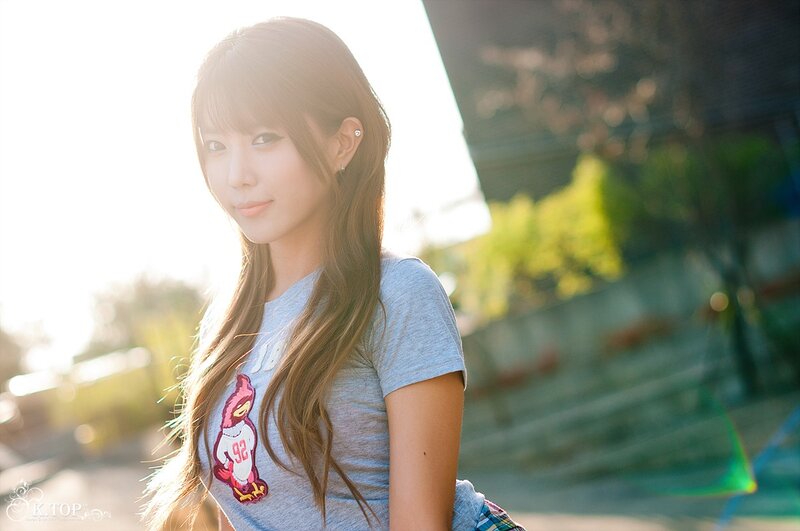 Woman with Long Hair — Gray, Serene, Sunset, Photograph