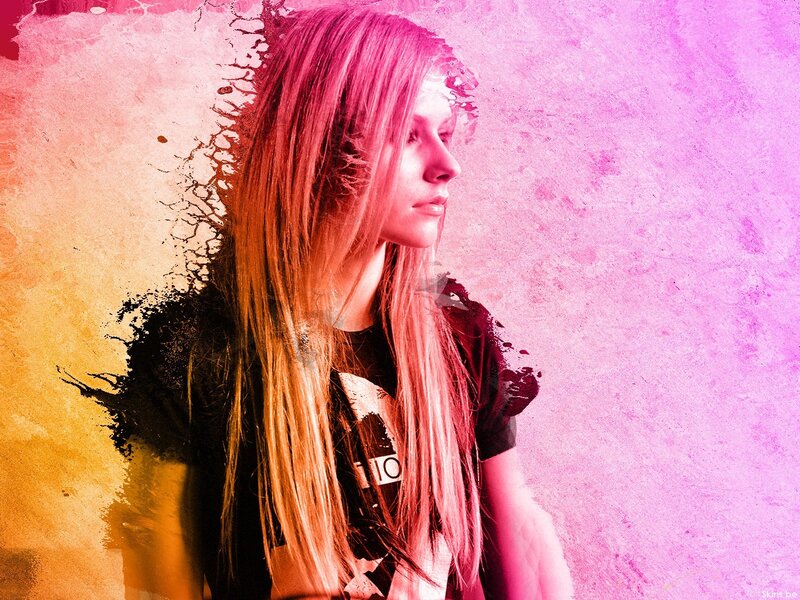 woman with long hair in pink and orange