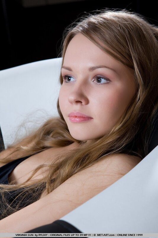 woman with long hair lying down