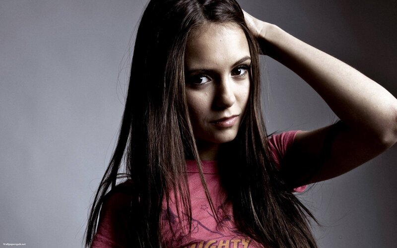 woman with long hair posing