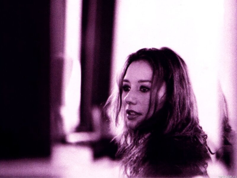 Woman with Long Hair — Purple, Dramatic, Photograph, Window