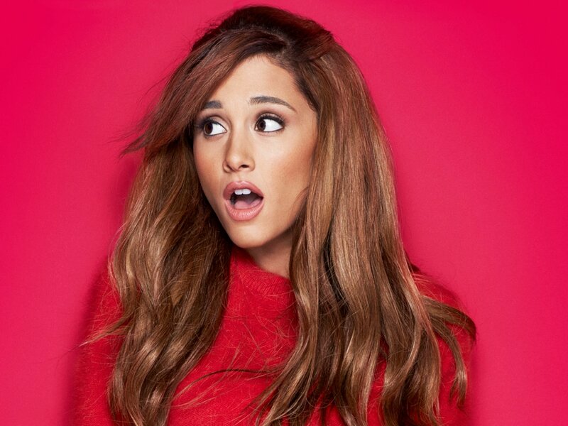 Woman with Long Hair — Red, Surprised