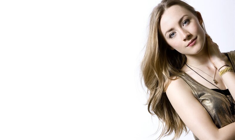 Woman with Long Hair — White, Calm, Photograph, Gold Top