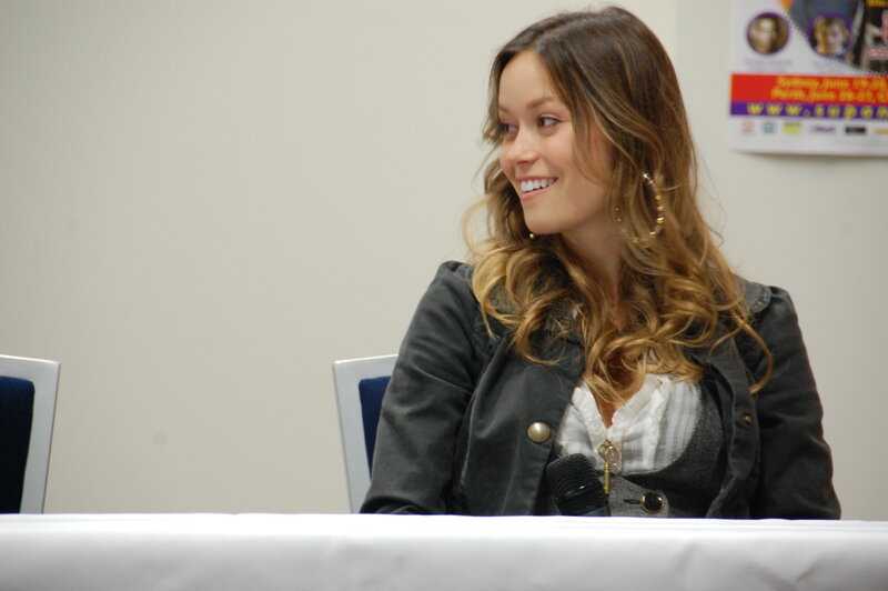 Woman with Long Hair — White, Neutral, Photograph, Microphone