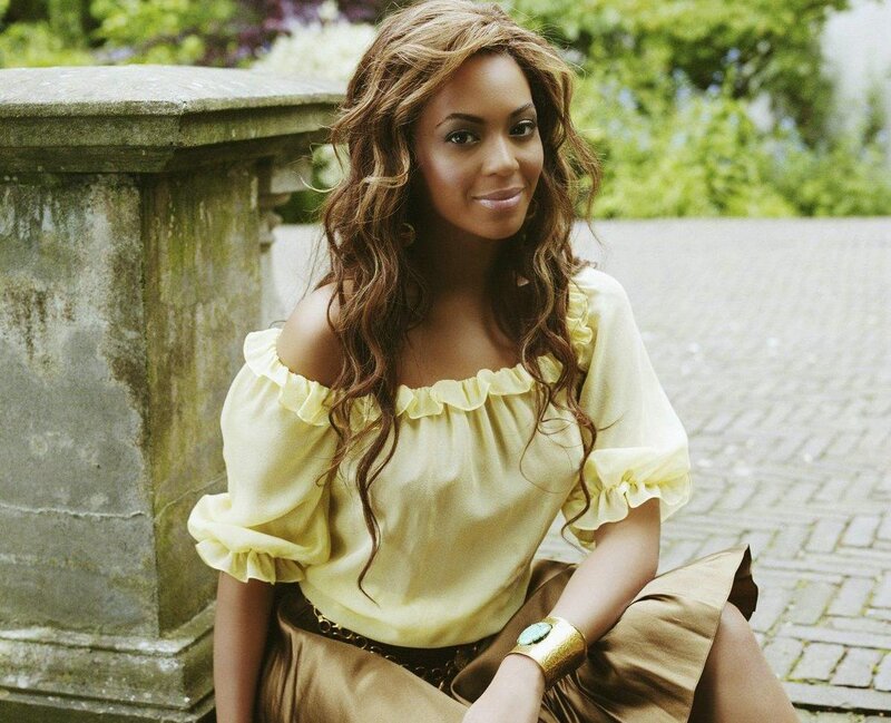 Woman with Long Hair — Yellow, Calm, Afternoon