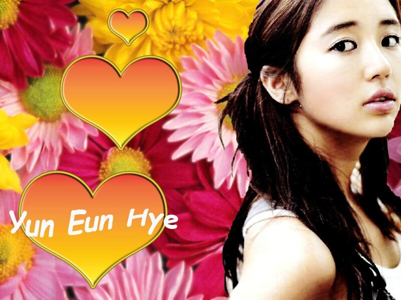 Woman with Long Hair — Yellow, Colorful